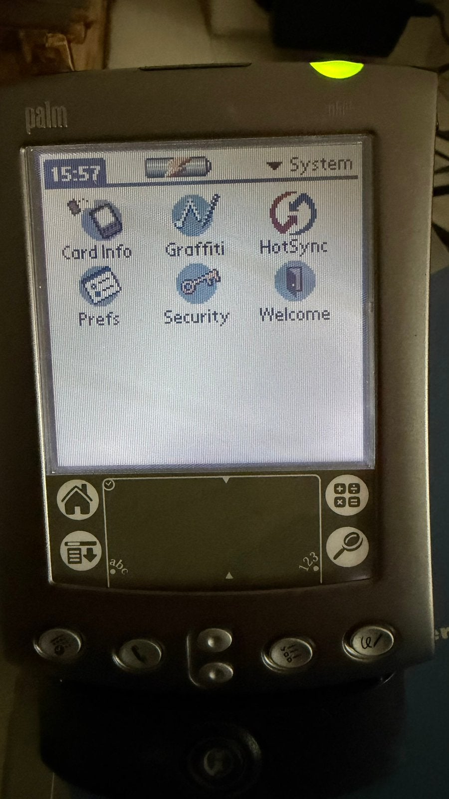 Palm M505 werkend, nieuwe accu., Telecommunicatie, Pda's, Ophalen of Verzenden, Gebruikt, PalmOS, Palm