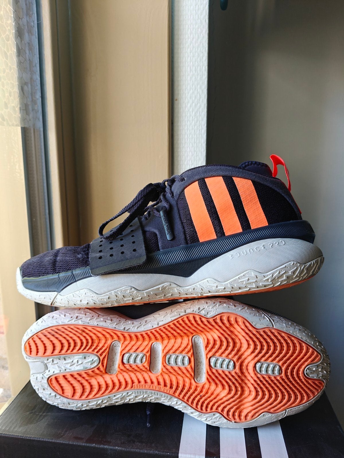 Adidas Dame 8 EXTPLY size 42 2/3 basketball basketbal, Ophalen of Verzenden, Gebruikt, Schoenen