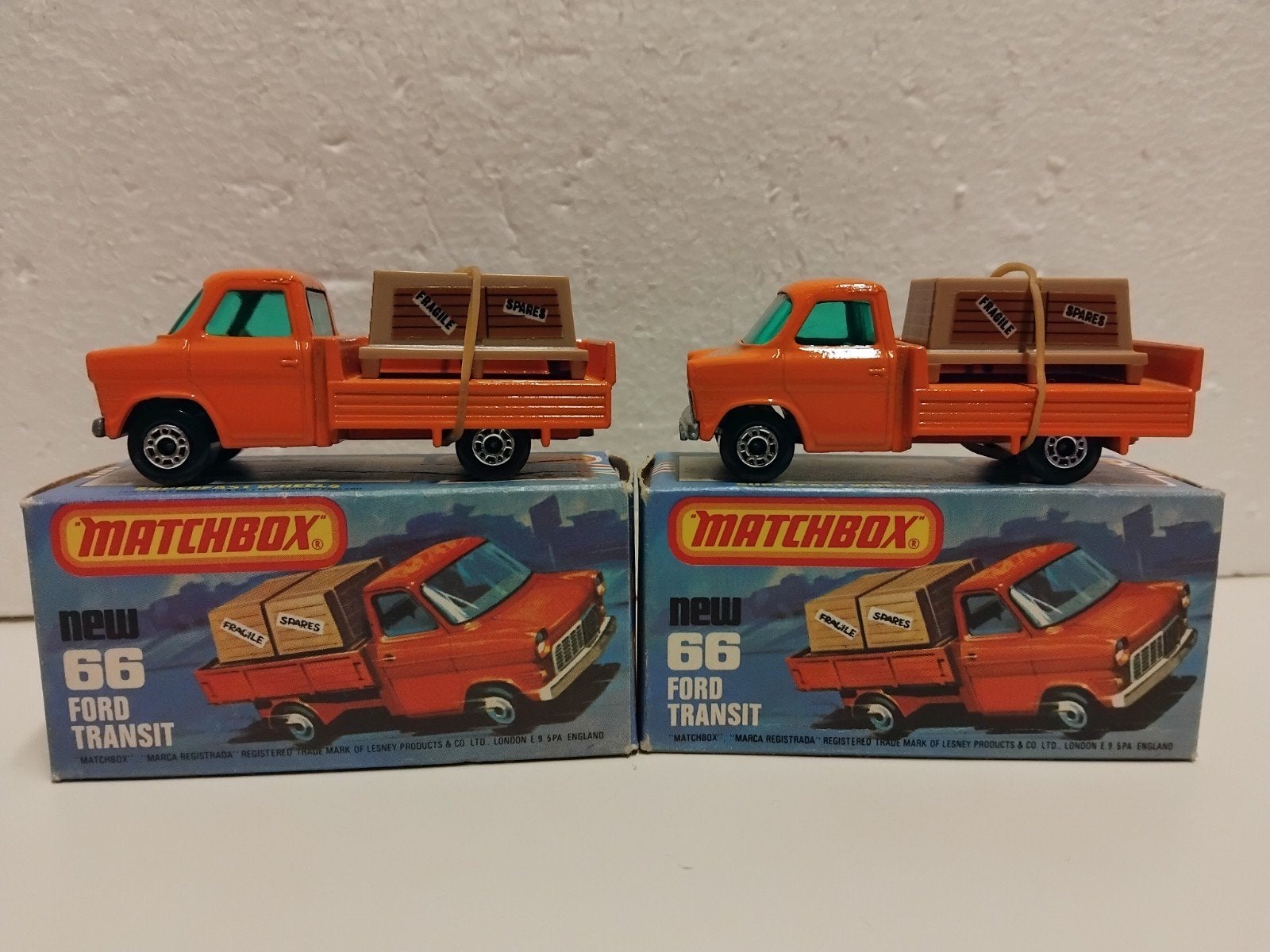 Matchbox #66 Superfast Ford Transit Carry pick up 3INCH, Ophalen of Verzenden, Zo goed als nieuw, Bus of Vrachtwagen