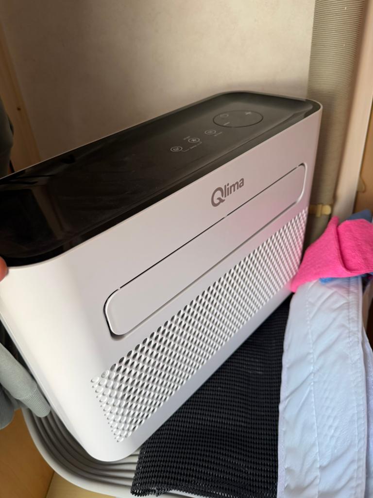 Qlima AC5001 raam airco mini split, Witgoed en Apparatuur, Airco's, Zo goed als nieuw, Mobiele airco, Minder dan 60 m³, 3 snelheden of meer