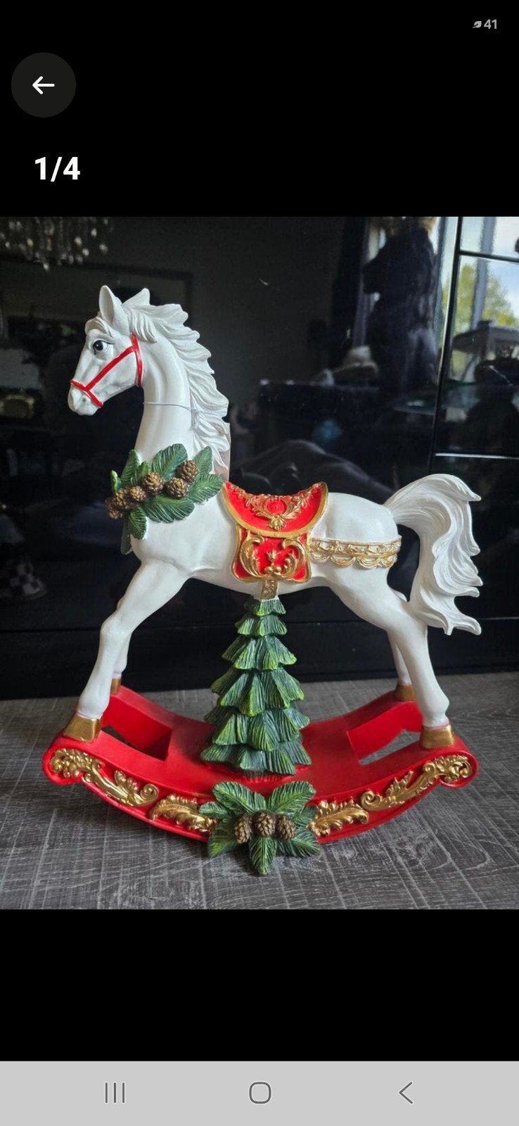 Nieuw Clayre & Eef Kerst Schommelpaard Decoratie, Meerkleurig, Overige materialen, Nieuw, Ophalen of Verzenden