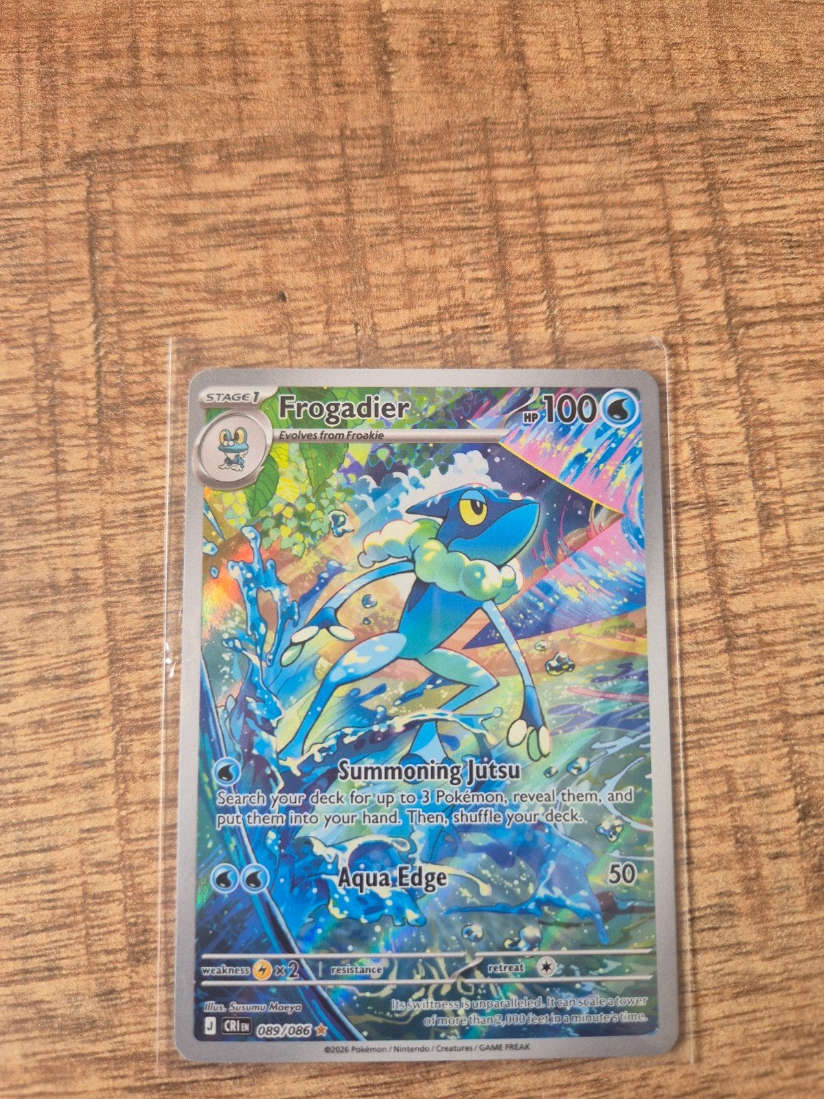 frogadier 089/086, Hobby en Vrije tijd, Verzamelkaartspellen | Pokémon, Ophalen of Verzenden, Nieuw