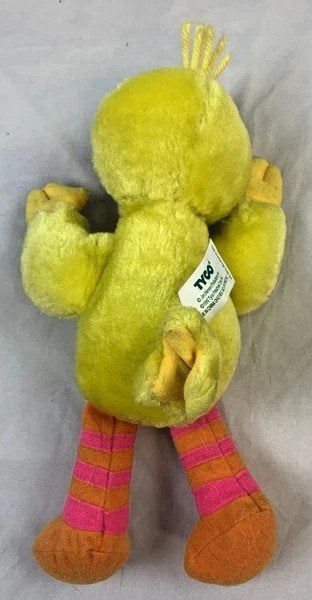 Vintage Tyco Big Bird Sesamstraat Pluche Knuffel 1995 20cm, Coolsingel 104, 3011 AG Rotterdam, Netherlands, Overige typen, Zo goed als nieuw