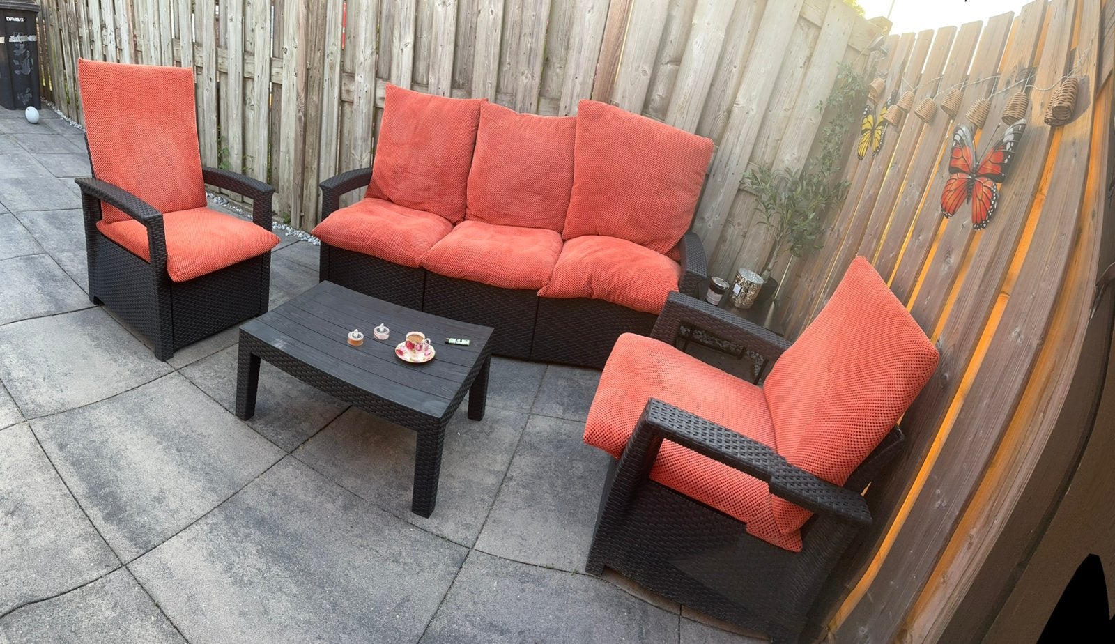 Tuin kussens 60x60 10x, Tuin en Terras, Ophalen of Verzenden, Zo goed als nieuw
