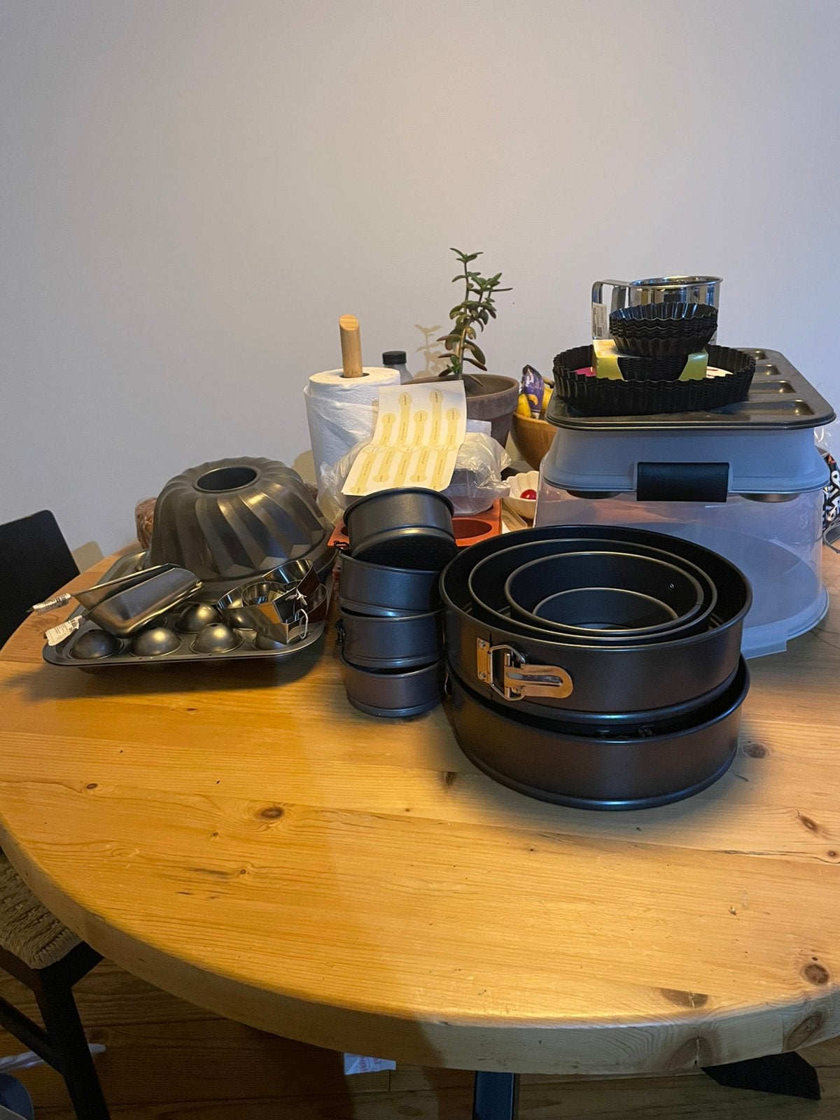 Grote collectie bakspullen: vormen, bakplaten en meer, Ophalen, Zwart, Metaal, Overige typen