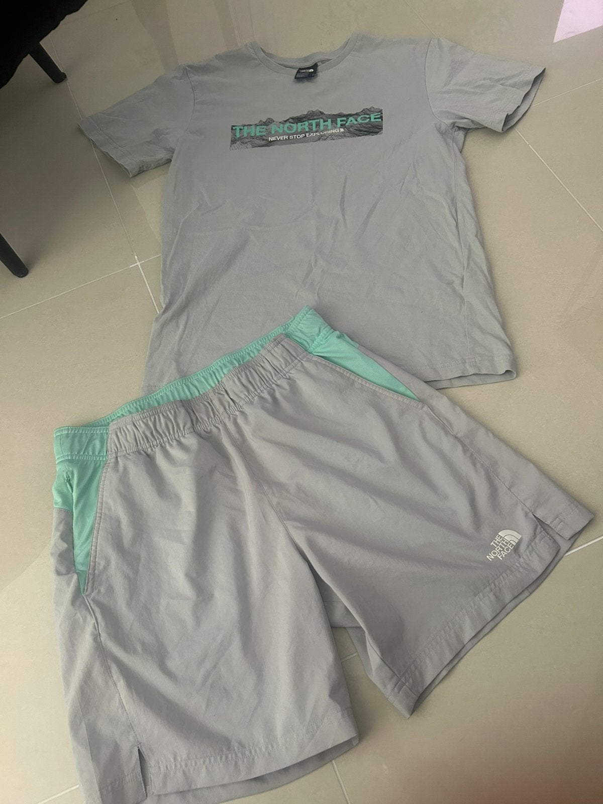 The north face set, Ophalen of Verzenden, Zo goed als nieuw, Meerkleurig