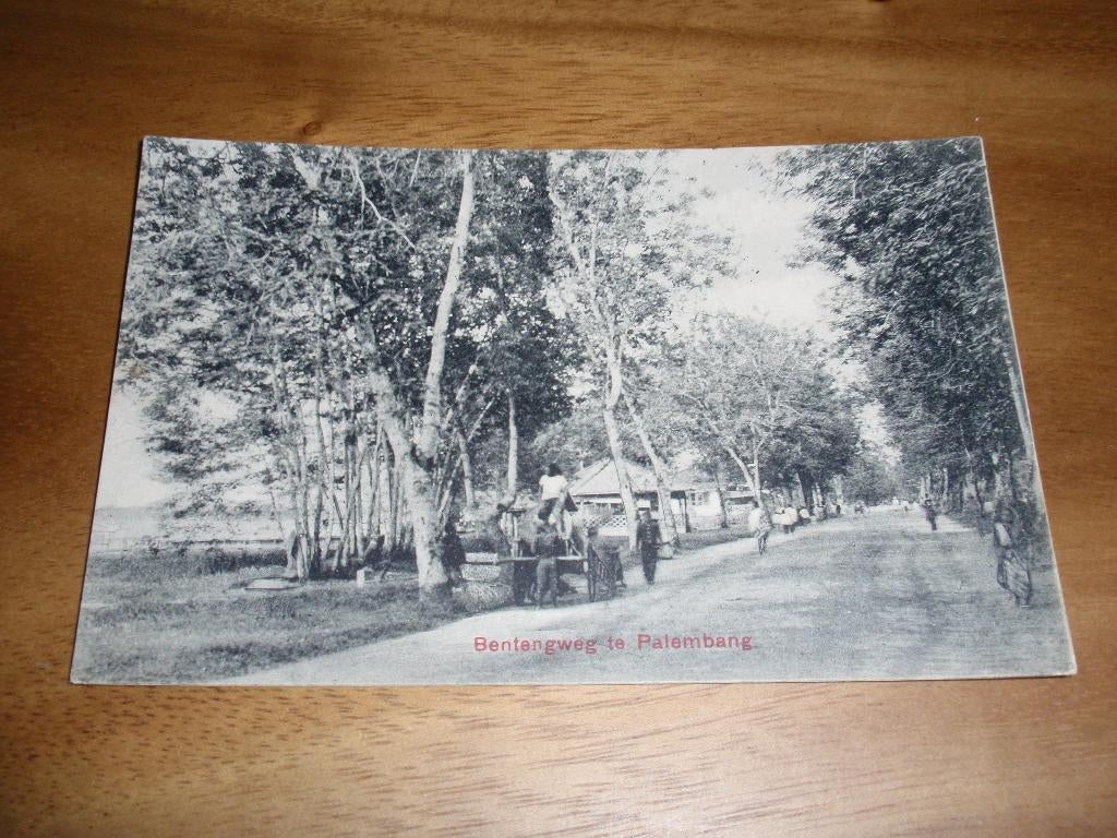 Ned Indie Bentengweg Palembang, Verzenden, Voor 1920, Gelopen, Buiten Europa