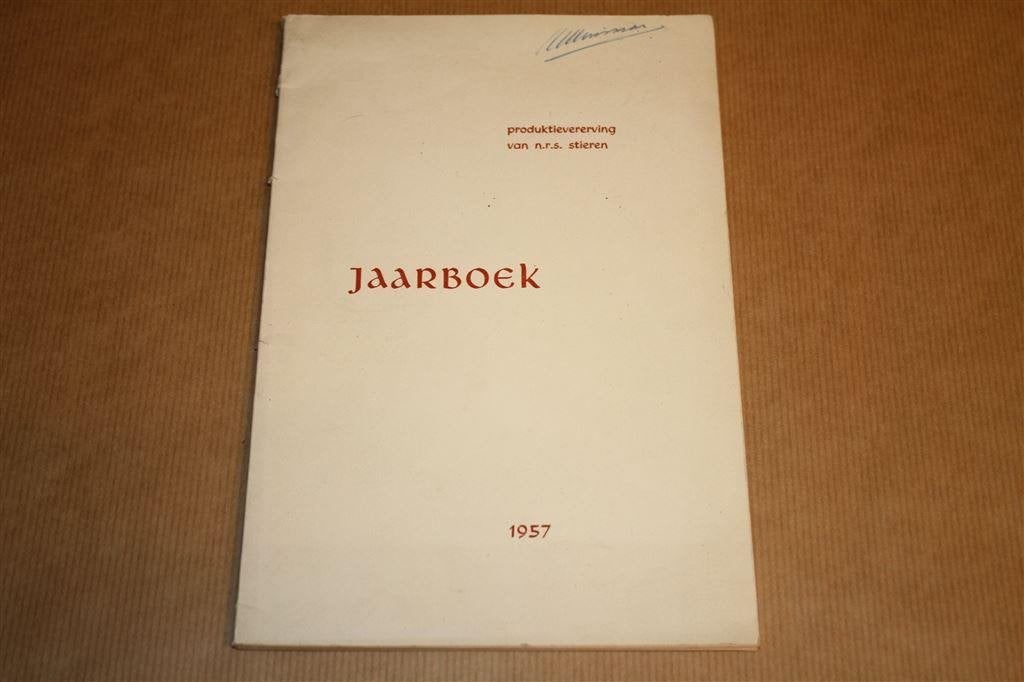 Produktievererving van N.R.S. stieren - Jaarboek 1957, Boeken, Ophalen of Verzenden, Zo goed als nieuw, Vogels