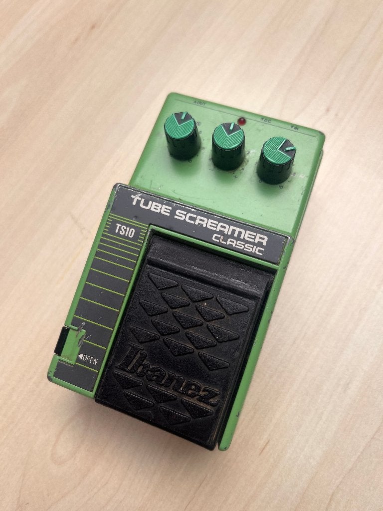 Ibanez Tube Screamer Classic TS10 Vintage Overdrive Pedal, Muziek en Instrumenten, Ophalen, Gebruikt, Distortion, Overdrive of Fuzz