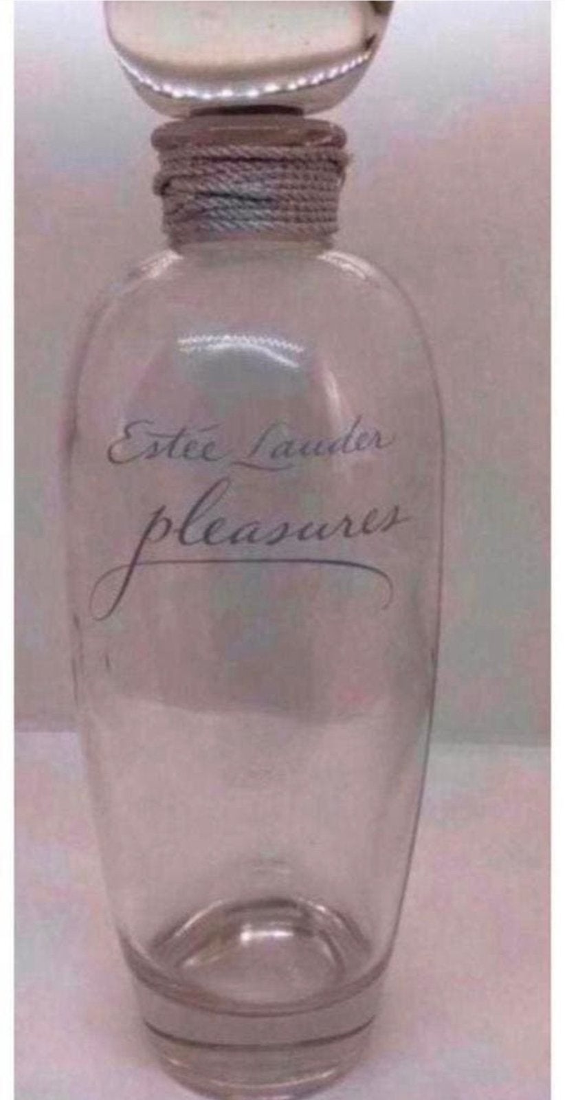Giant etalagefles Pleasures Estee Lauder 38 cm, Verzenden, Zo goed als nieuw, Parfumfles