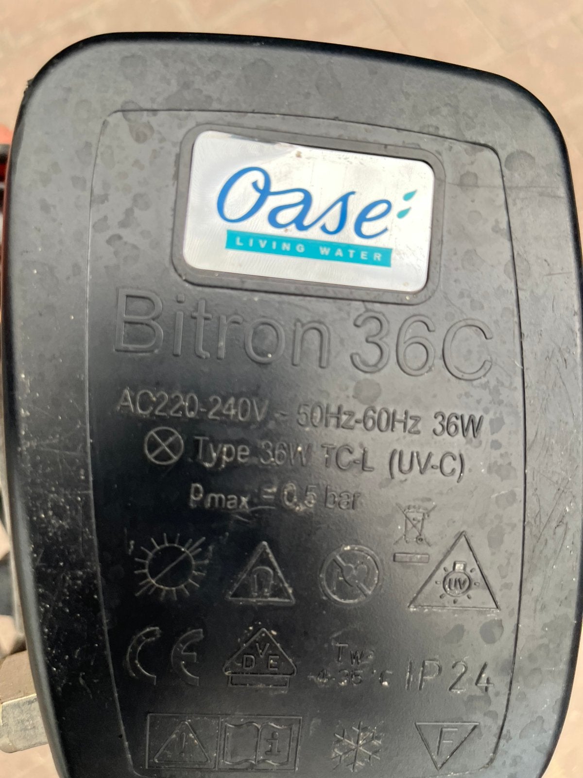 Oase Bitron 36w uvc lamp, Ophalen, Gebruikt