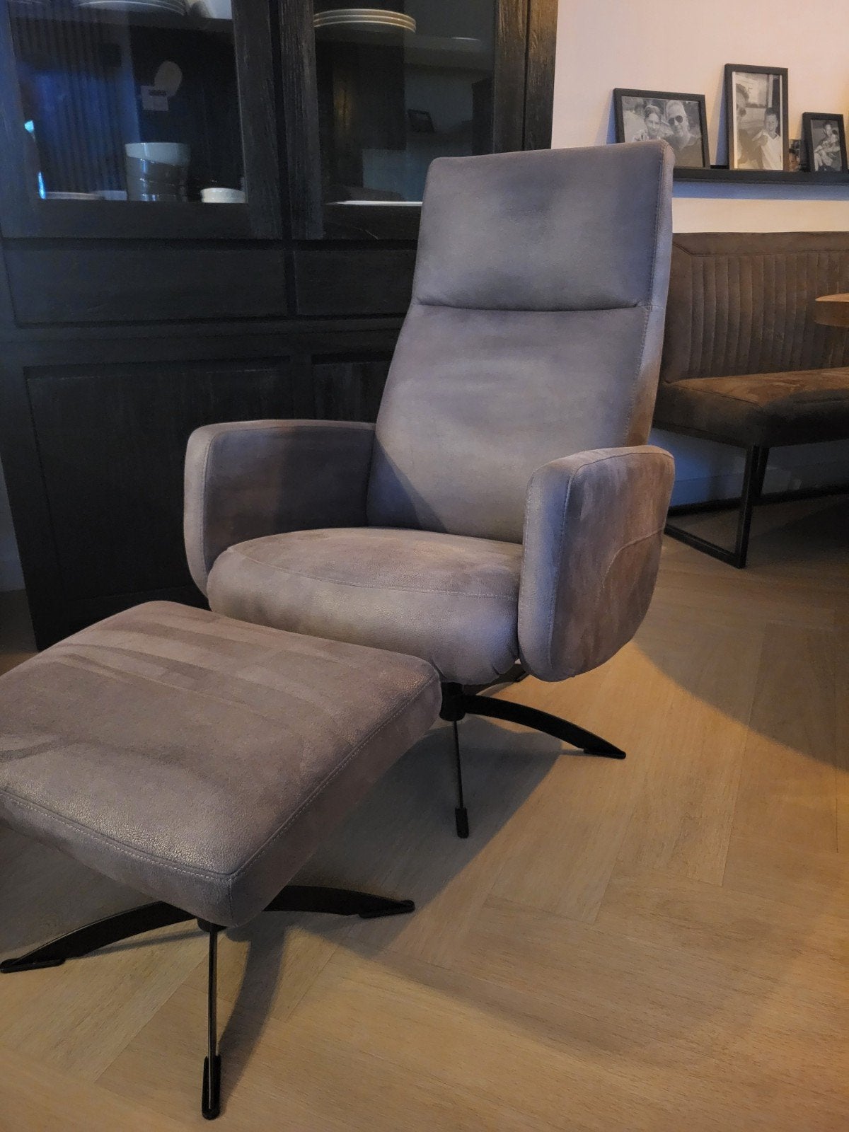 relaxfauteuil met krukje