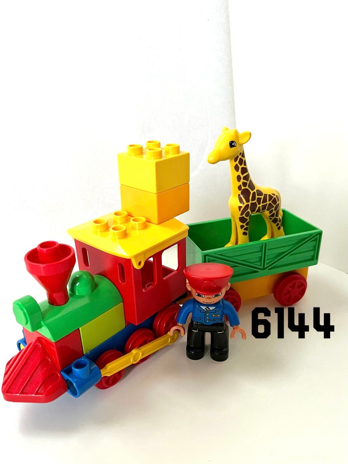 Lego DUPLO 6144 - Dierentuintrein, Ophalen of Verzenden, Zo goed als nieuw, Duplo