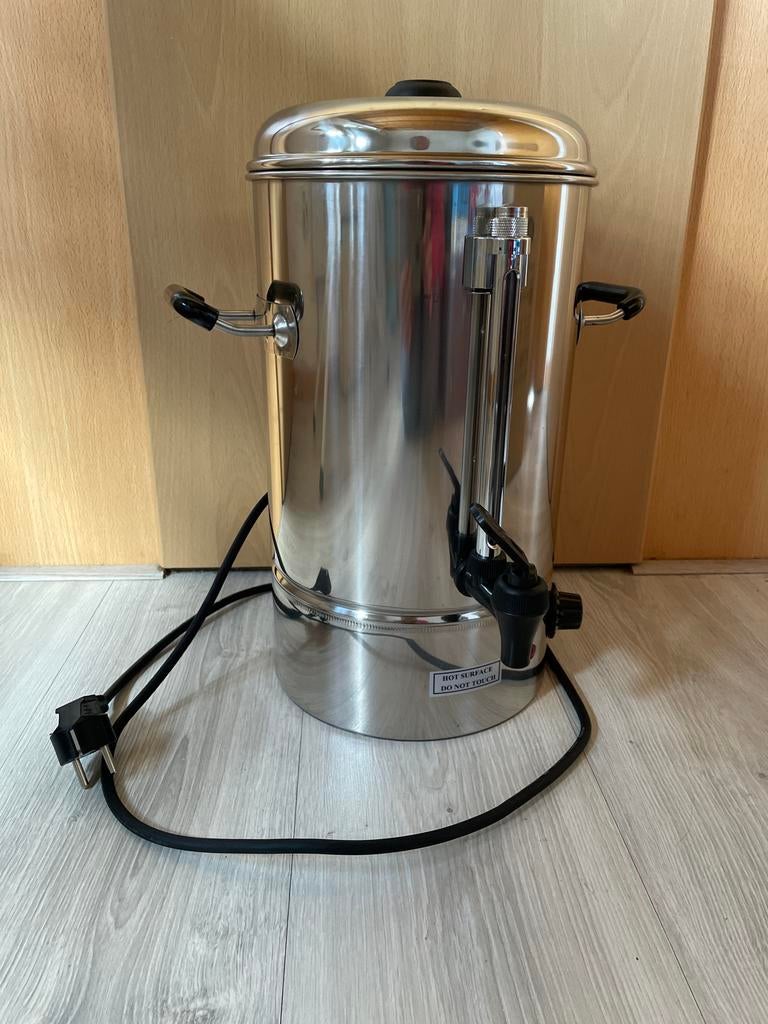 Maxima Hete Water Boiler 10L - RVS Waterkoker, 2 liter of meer, Ophalen of Verzenden, Zo goed als nieuw, Rvs
