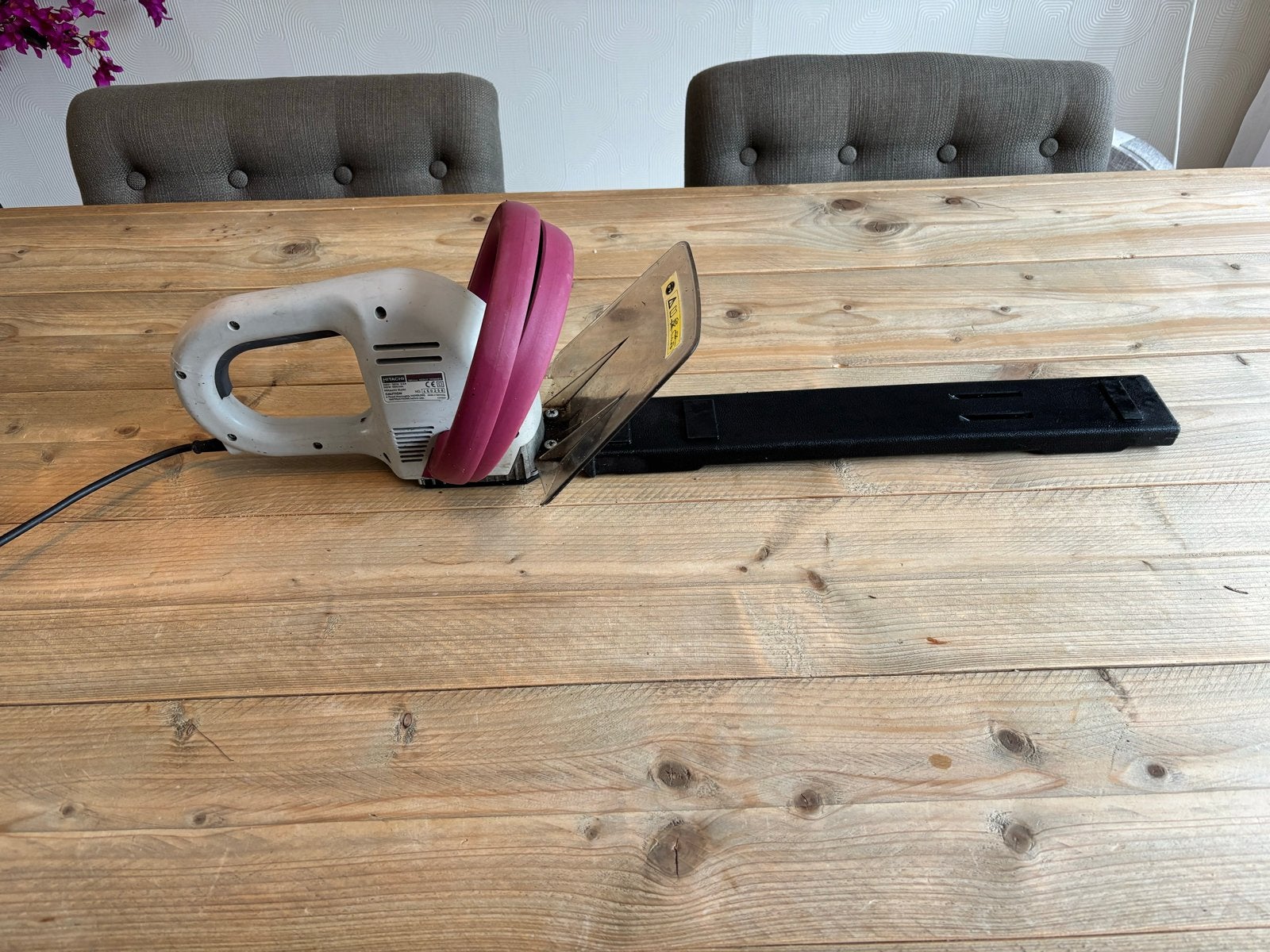Hitachi FCH 48Y elektrische heggenschaar, Ophalen, Gebruikt, Elektrisch