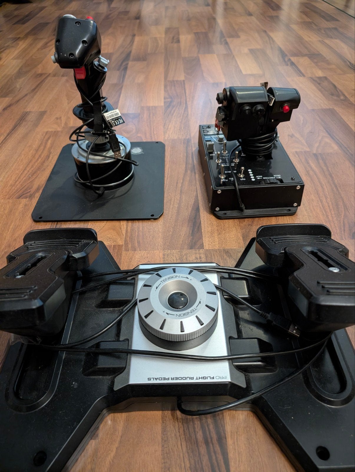 Thrustmaster HOTAS Warthog & Pro Flight Rudder Pedals, Ophalen, Overige merken, Gebruikt