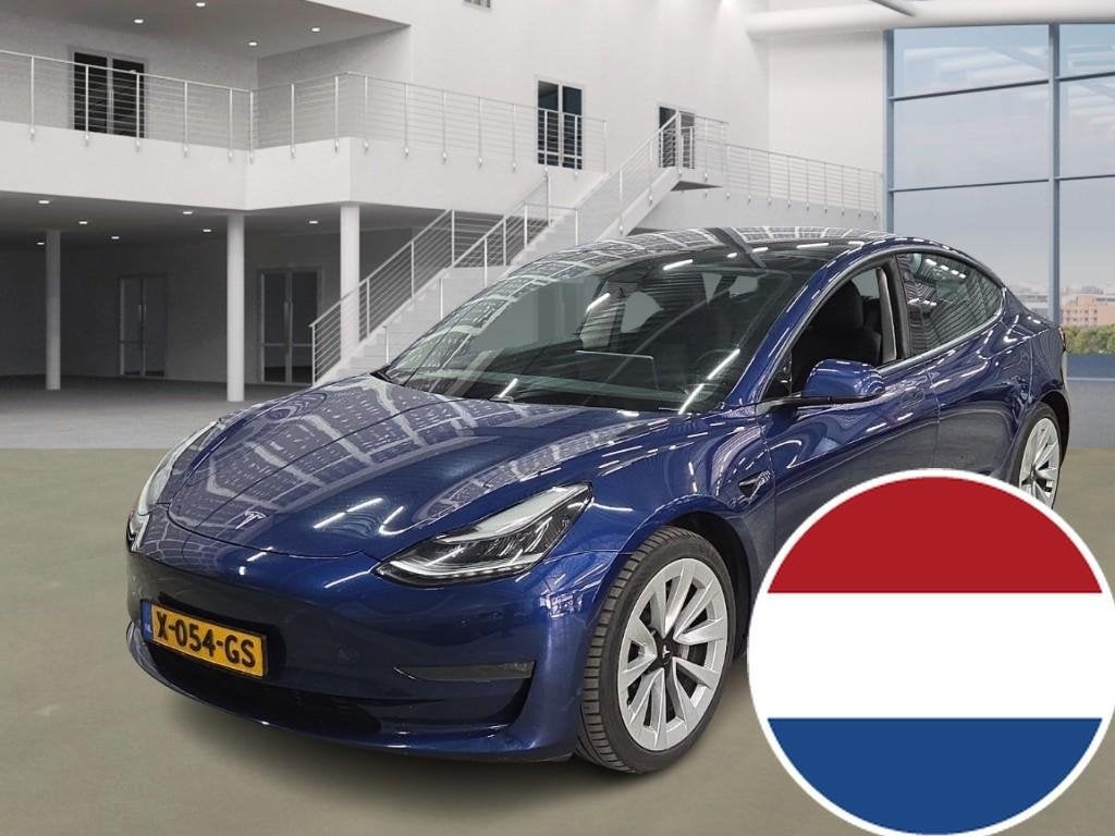 Tesla Model 3 Long-Range AWD 351pk 75 kWh FACELIFT [ AUTOPIL, Auto's, 0 cilinders, Gebruikt, Blauw, 351 pk