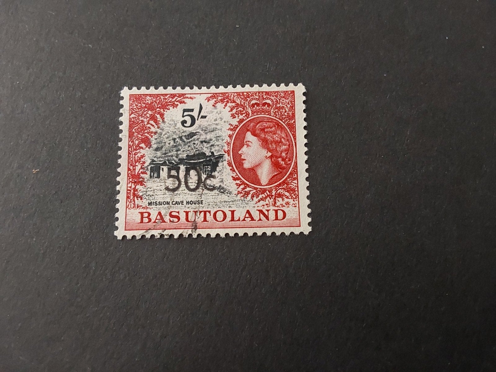 Basutoland, SG 67a, Verzenden, Gestempeld