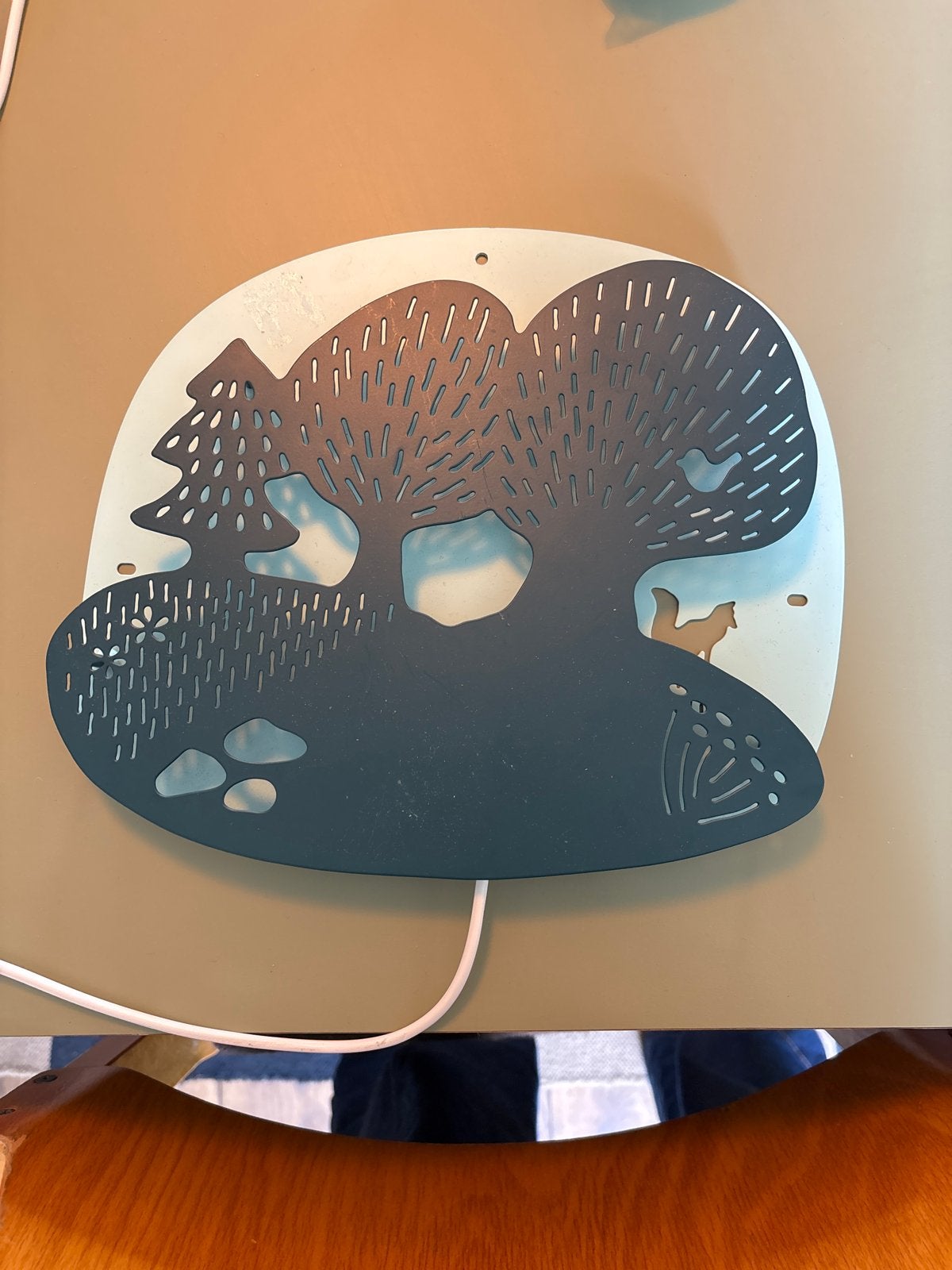 IKEA Duggregn Nachtlampje - Bosdieren, Kunststof, Meerkleurig, Overige fittingen, IKEA