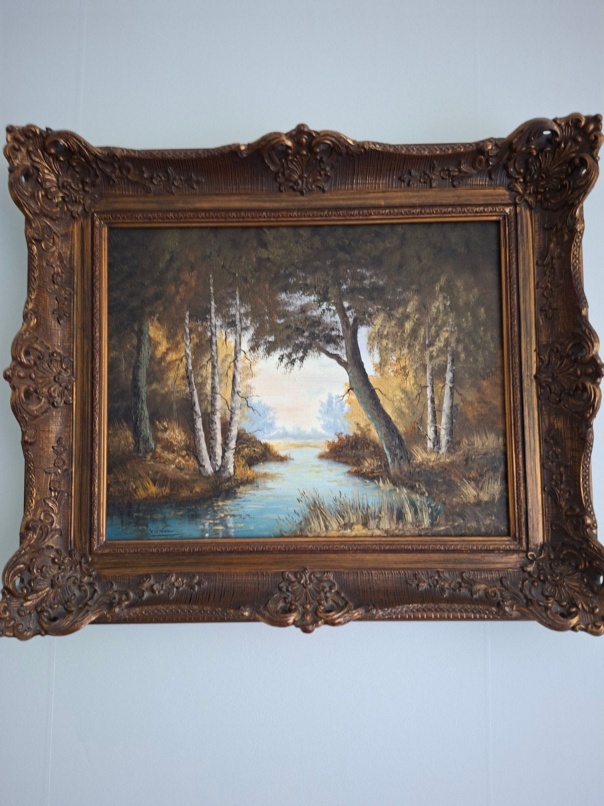olieverfschilderij, Ophalen