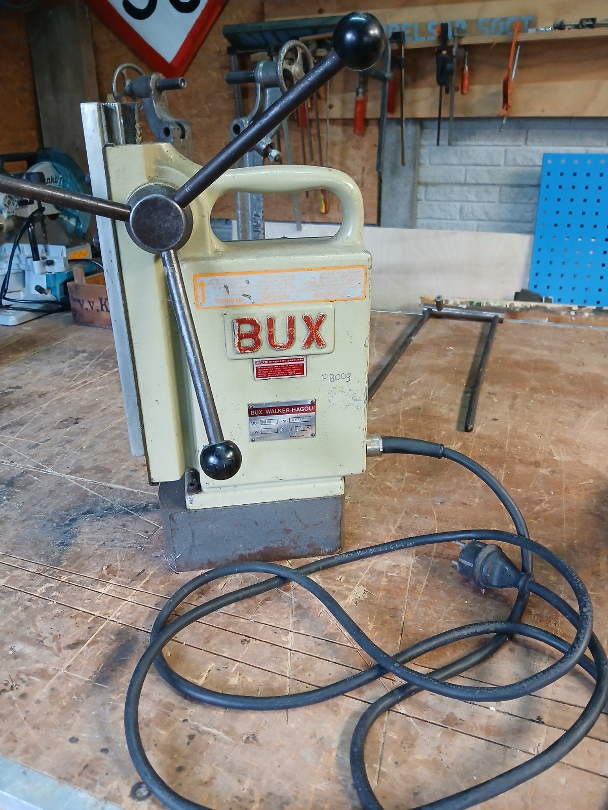 magneet statief voor boormachine, Ophalen of Verzenden, Gebruikt, 600 watt of meer, Overige typen
