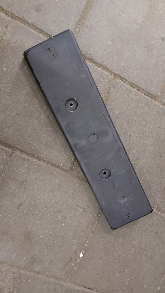 Nummerbord plastiek Nissan 100nx, Ophalen of Verzenden