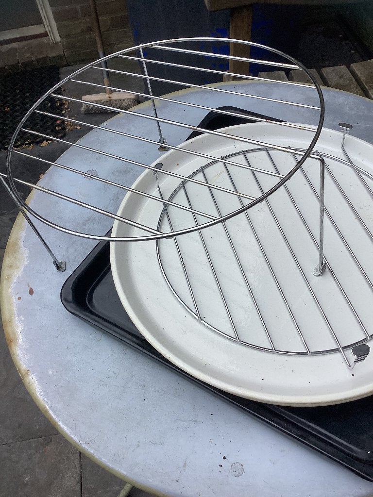 Magnetron bakplaat, Ophalen of Verzenden, Zo goed als nieuw, Draaiplateau