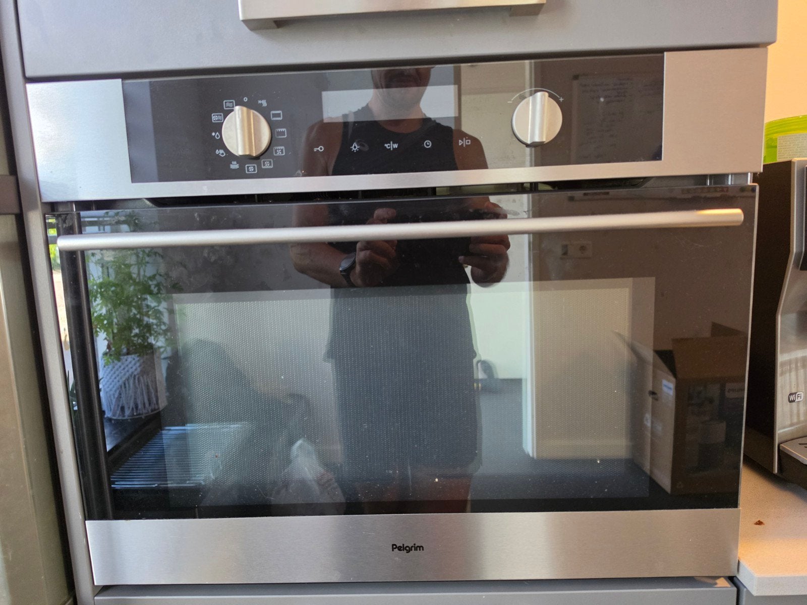 Pelgrim Inbouw Combi-oven 45x60cm - Defect, Ophalen, 45 tot 50 cm, Pelgrim, Combi-oven