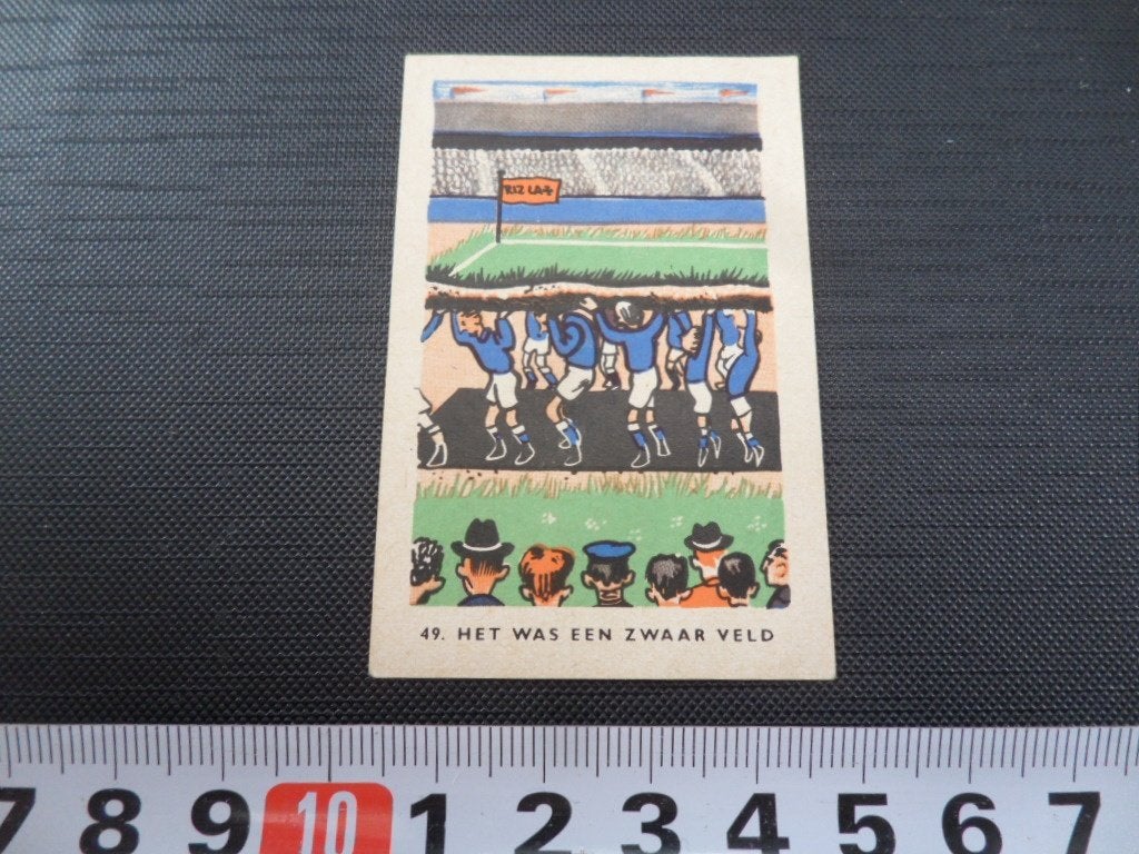 sticker plaatje strip voetbal spreekwoord RIZLA #49, Ophalen of Verzenden, Zo goed als nieuw