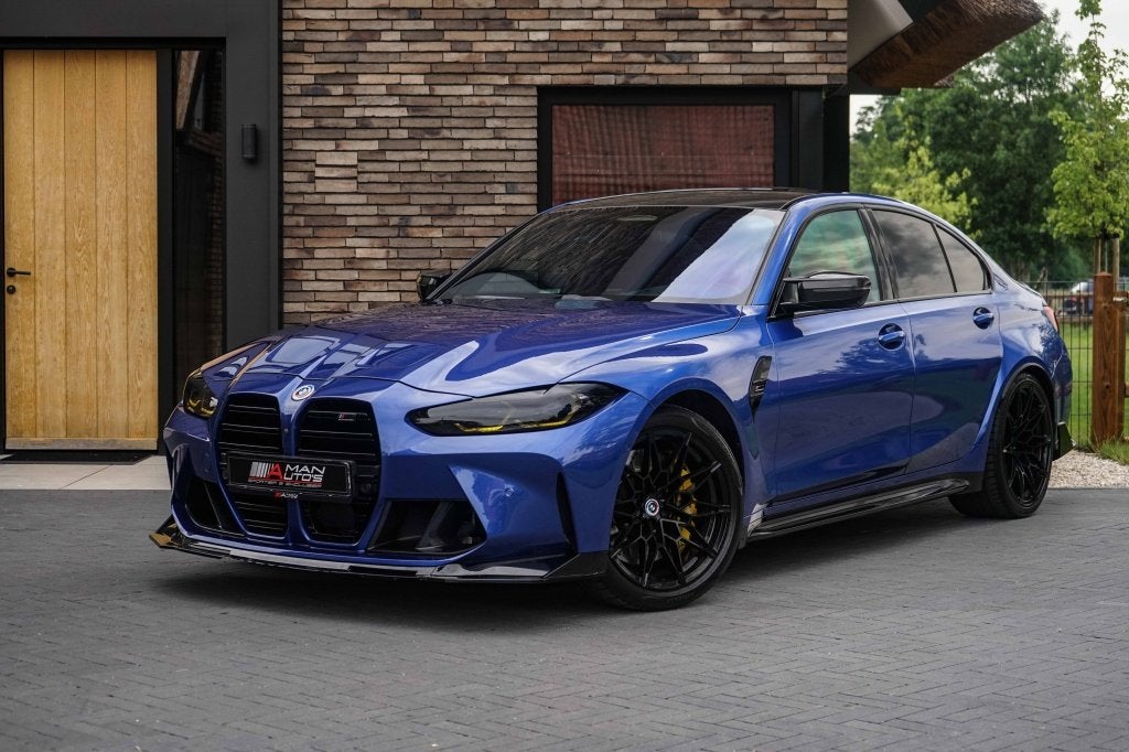 BMW M3 xDrive Competition M-Buckets/Carbon/HUD/HK/Uitlaat, Auto's, Automaat, Gebruikt, Euro 6, Met garantie (alle)
