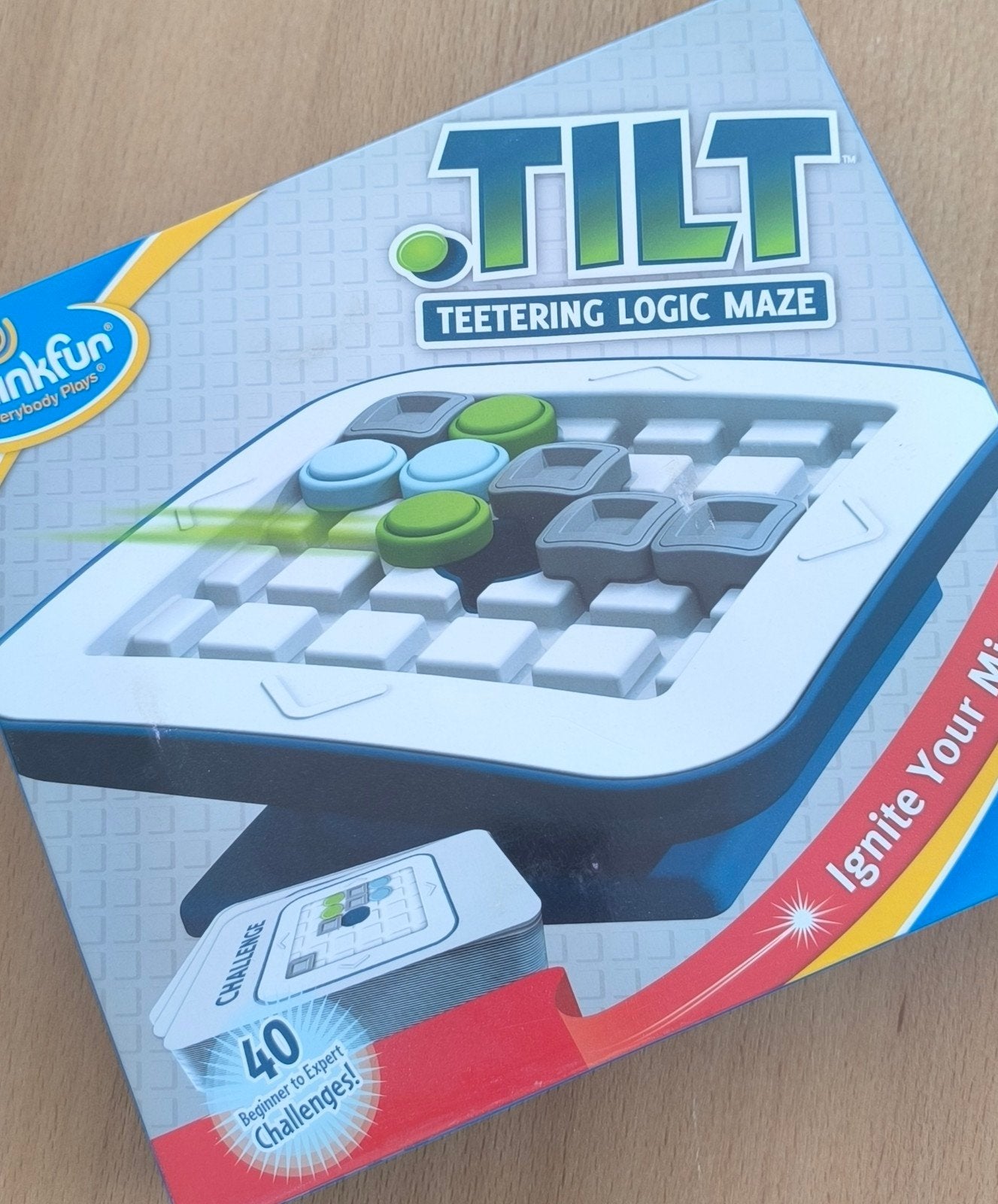 Thinkfun Tilt Teetering Logic Maze - Logica Puzzelspel, Een of twee spelers, Verzenden, Nieuw, Thinkfun
