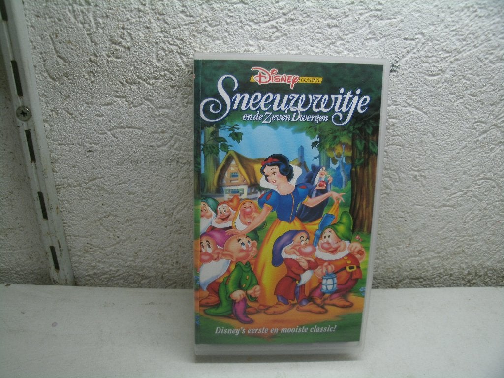 vhs 202a sneeuwwitje ned gespr, Cd's en Dvd's, VHS | Kinderen en Jeugd, Alle leeftijden, Ophalen of Verzenden, Gebruikt