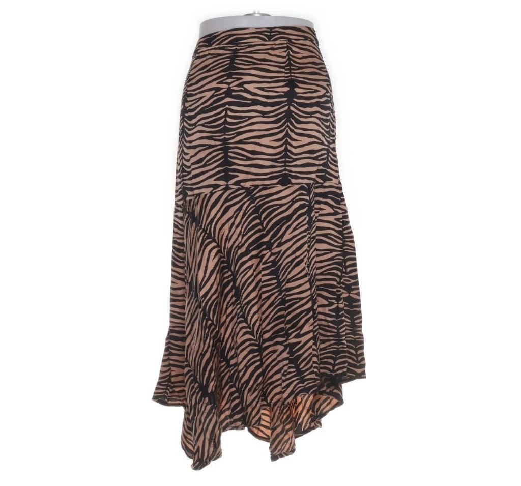 Munthe Bruine Asymmetrische Maxi Rok Maat 38, Maat 38/40 (M), Bruin, Verzenden, Zo goed als nieuw