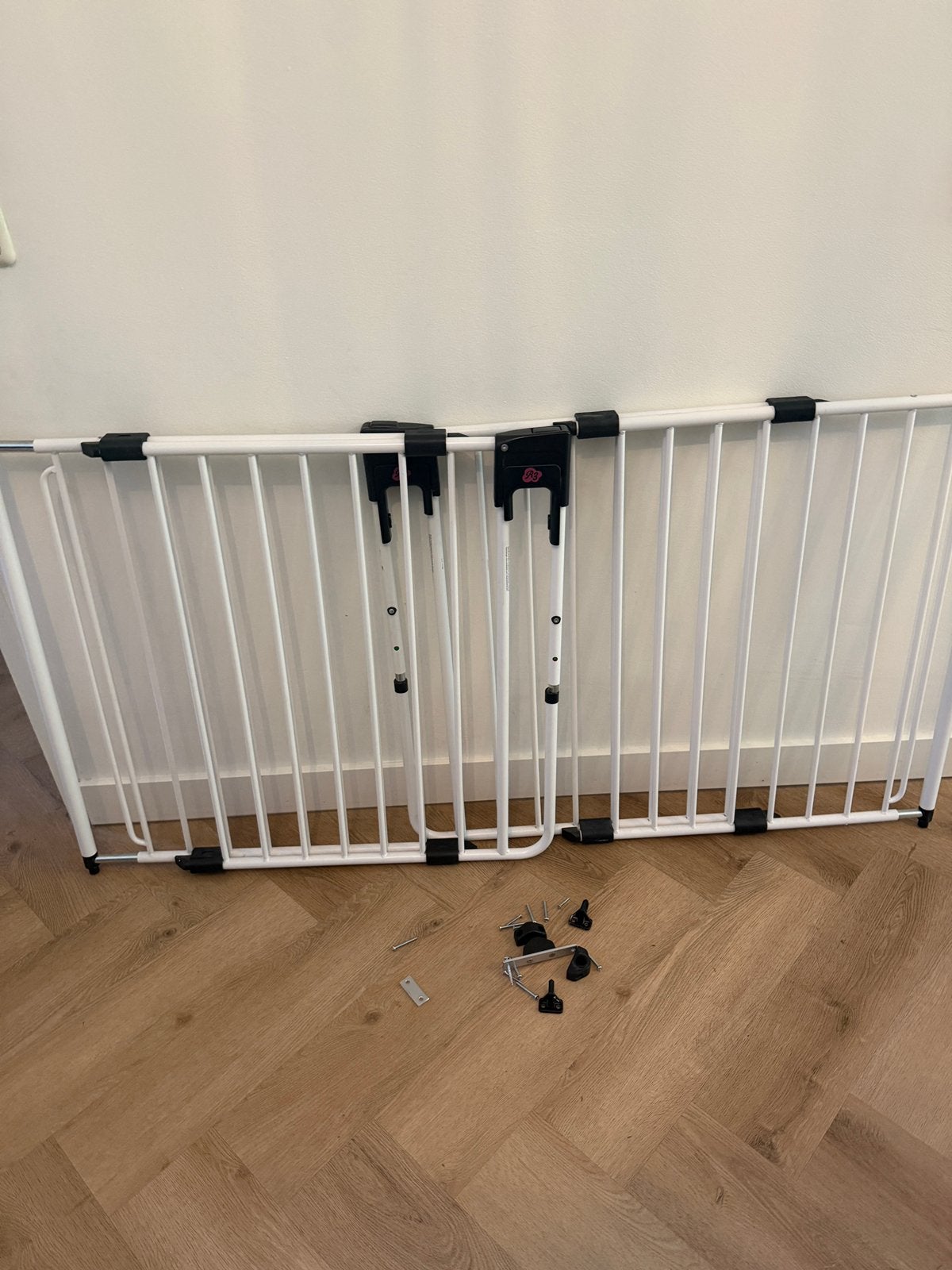 Traphekjes A3, 2 stuks, verstelbaar!, Ophalen, Zo goed als nieuw, Metaal of IJzer, 100 tot 115 cm