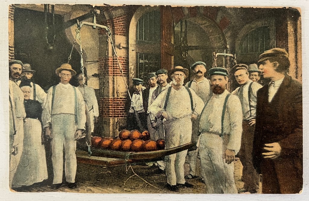 Oude Ansichtkaart  -  Alkmaar - Het wegen der kaas, Ophalen of Verzenden, Voor 1920, Gelopen, Noord-Holland