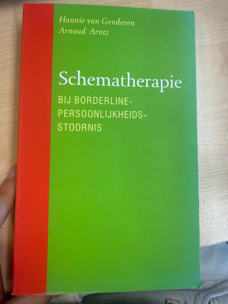 schematherapie bij borderline persoonlijkheidsstoornis, Ophalen of Verzenden, Zo goed als nieuw, Overige onderwerpen