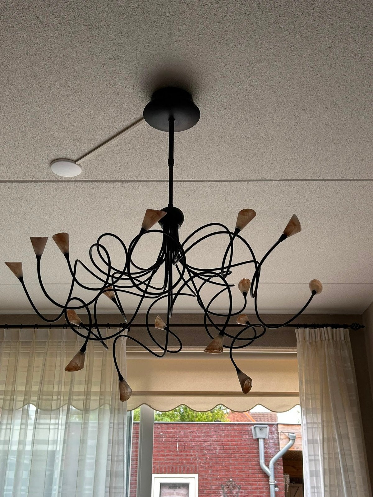 2 stuks lampen voor aan plafond. eetkamerlamp, woonkamerlamp, Huis en Inrichting, Lampen | Kroonluchters, Ophalen