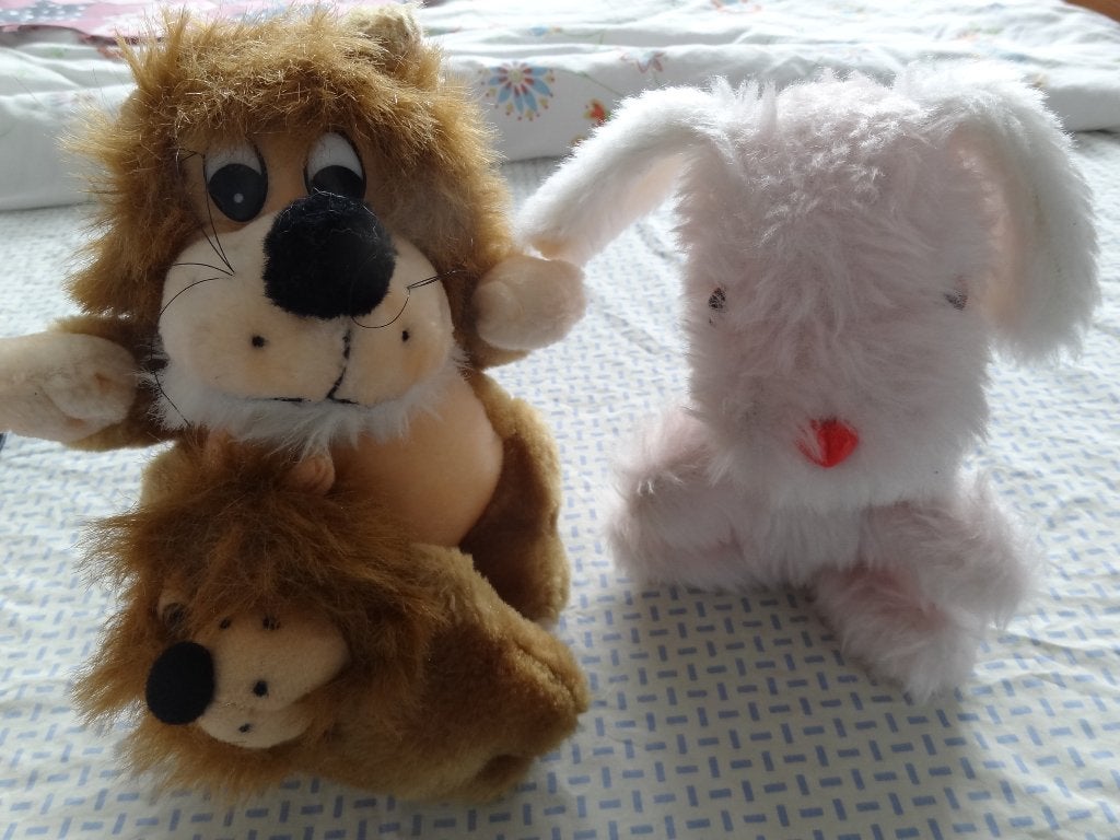 knuffels leeuw hond, Ophalen of Verzenden, Zo goed als nieuw, Hond