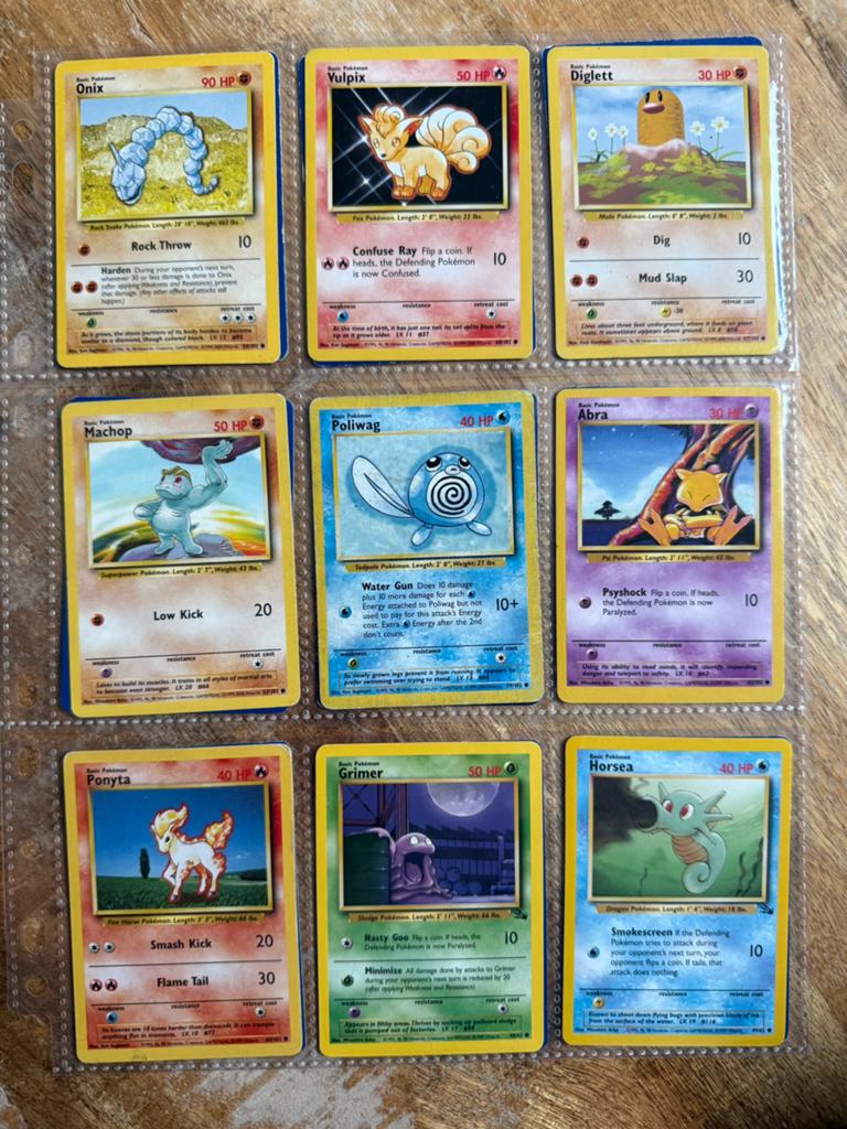 Pokémon Kaarten Collectie - Diverse Oude Kaarten, Ophalen of Verzenden, Gebruikt, Meerdere kaarten