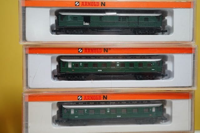 Arnold 3390 KPEV Abteilwagen 3. Klasse Berlin Personenwagen., Arnold, Gelijkstroom, Verzenden, Wagon