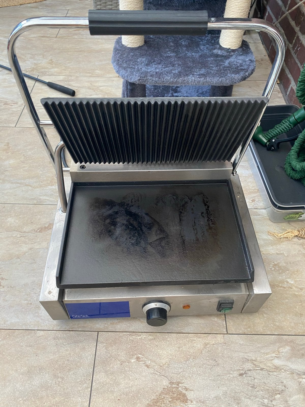 CaterTech Contact Grill - Professionele Grill, Ophalen of Verzenden, Gebruikt
