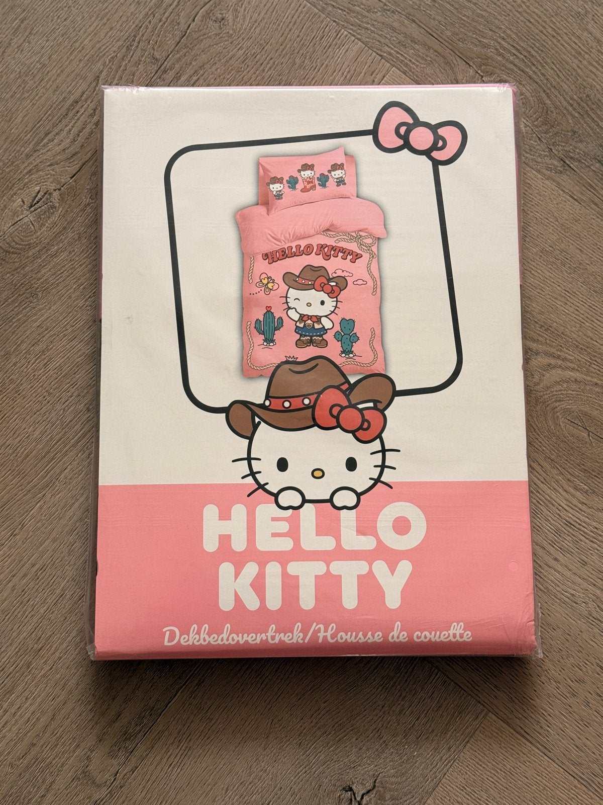 Hello Kitty Dekbedovertrek - Nieuw in verpakking 140x2.00, Eenpersoons, Dekbedovertrek, Katoen, Nieuw