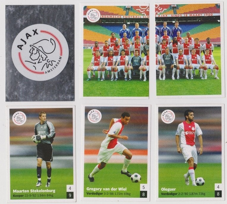 AH voetbalstickers Eredivisie 2008-2009 + compleet, Verzenden, Zo goed als nieuw, Buitenlandse clubs, Poster, Plaatje of Sticker