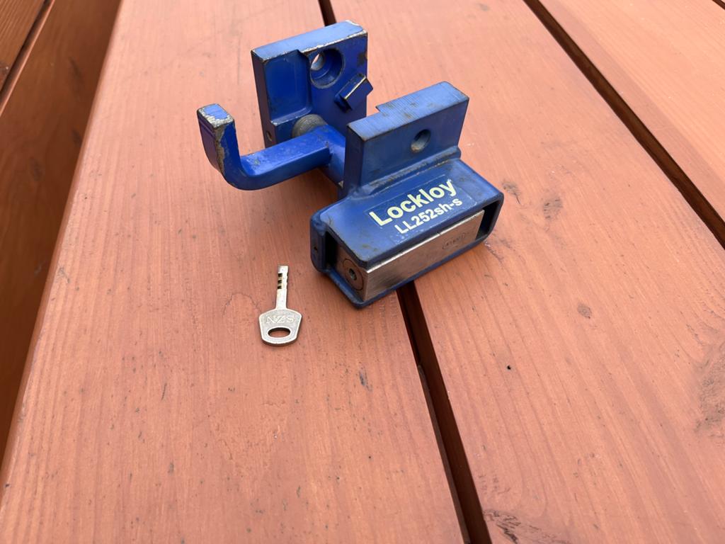 WS3000 Caravan Koppeling HOBBY Beveiligingsslot Lockloy, Caravans en Kamperen, Caravan accessoires, Ophalen of Verzenden, Gebruikt