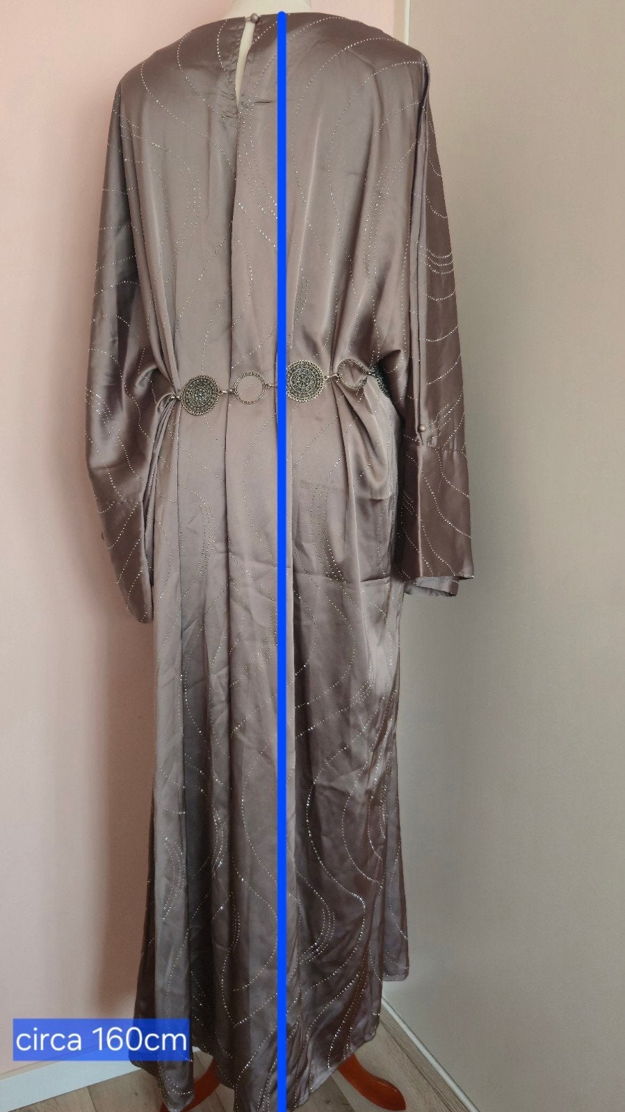 Ongedragen WIAM Kaftan met Steentjes en Vleermuismouwen, Maat 38/40 (M), Wiam Mode, Nieuw, Ophalen of Verzenden