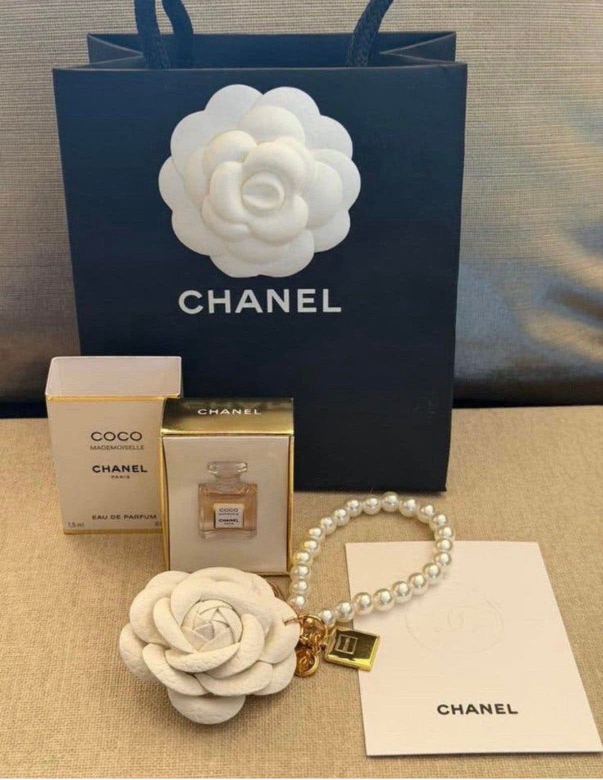 Miniatuur Chanel coco mademoiselle & sleutelhanger + charm, Verzenden, Nieuw, Miniatuur, Gevuld