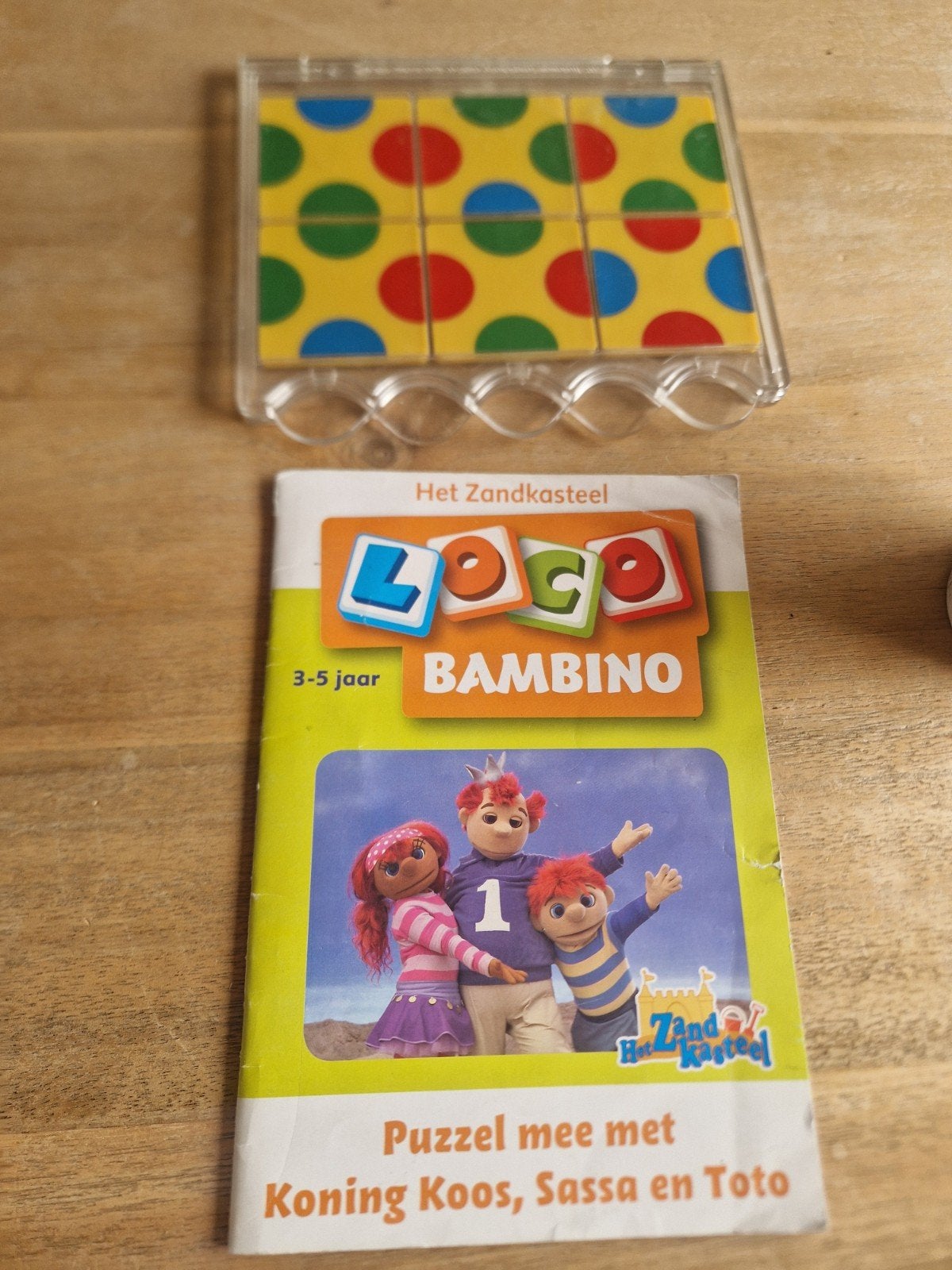 Loco Bambino Puzzelboek Het Zandkasteel 3-5 jaar, Ophalen of Verzenden, Minder dan 10 stukjes, Gebruikt, 2 tot 4 jaar