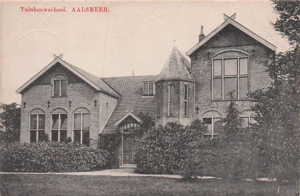 702-345-001 Tuinbouwschool Aalsmeer, Verzamelen, Verzenden, Voor 1920, Noord-Holland