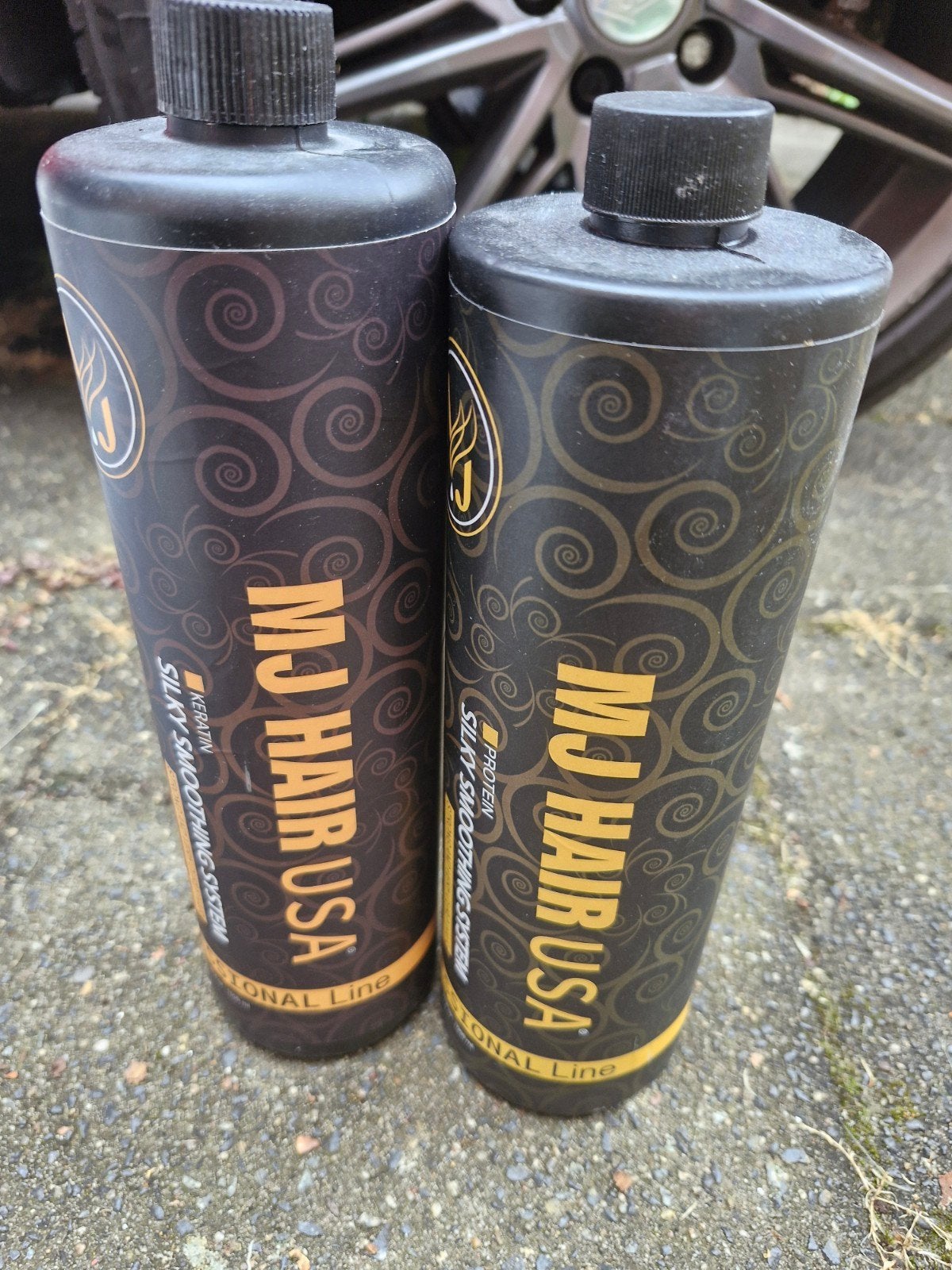 MJ Hair USA Keratine & Proteïne Silky Smoothing System, Ophalen of Verzenden, Nieuw, Haarverzorger of -hersteller