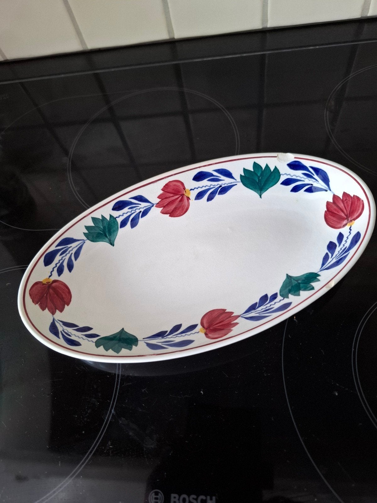 Boerenbont serveerschaaltje, Ophalen of Verzenden